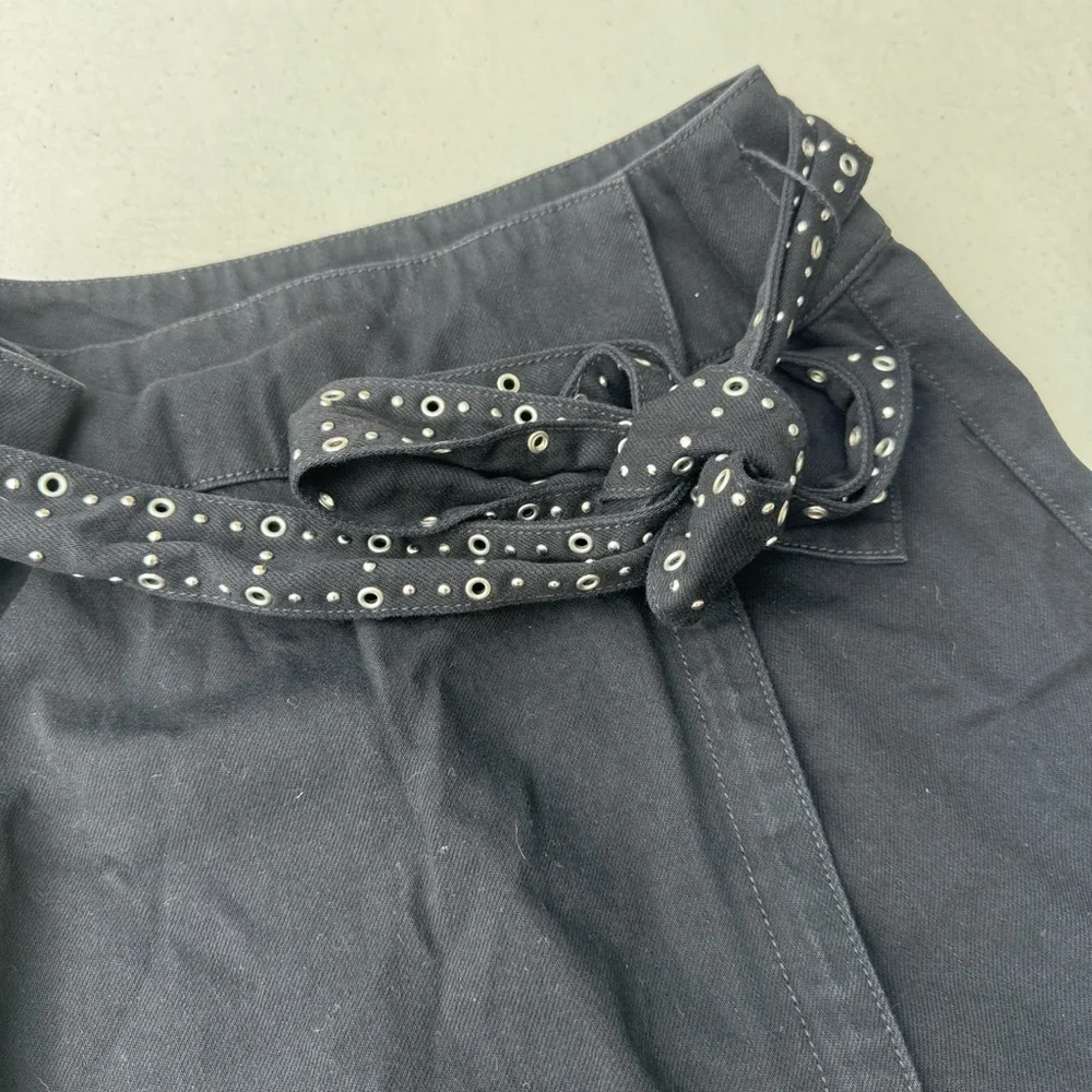 PAIGE black denim Jeans skirt - Picture 5 of 6